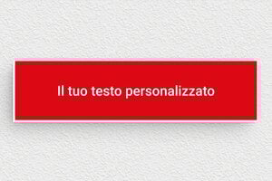 Targhe rosse - PVC - undefined - rouge-blanc - none - it-cartello-colore-rosso-003-5-1747275594405