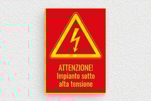 Cartelli pericolo elettrico - Cartello 'Non toccare' - undefined - rouge-jaune - glue - it-cartello-elettrico-001-1-1747215754986
