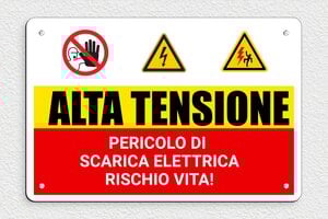 Targhe di tipo industriale - Cartello 'Stoccaggio di prodotti pericolosi' - undefined - custom - screws - it-cartello-elettrico-002-1-1747215797081