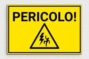 Cartelli pericolo elettrico - Cartello di tensione - undefined - jaune-noir - glue - it-cartello-elettrico-003-2-1747215848383