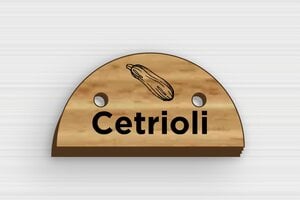 Cartelli da giardino personalizzati - Legno - undefined - chene - holes-only - it-cartello-giardino-006-1-1747213185574