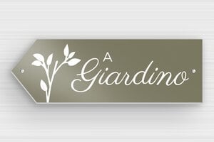 Cartelli da giardino personalizzati - Alluminio - undefined - taupe - screws - it-cartello-giardino-011-1-1747213195572