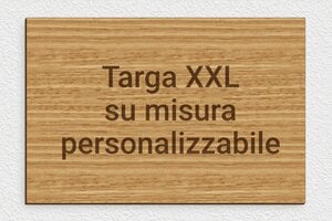 Targhe incise personalizzate - Legno - undefined - chene - none - it-cartello-grande-003-5-1747276220735