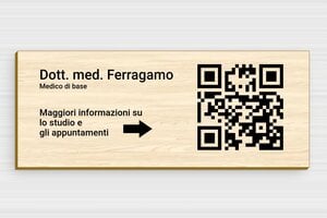 Targhe professionali in legno - Legno - undefined - erable - glue - it-cartello-in-legno-studio-medico-004-4-1747219411735