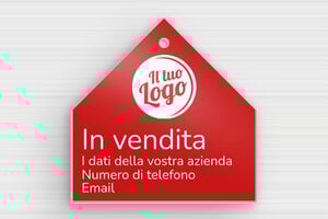 Cartello vendesi personalizzato - Alluminio - undefined - rouge - holes-only - it-cartello-in-vendita-004-2-1747216798721