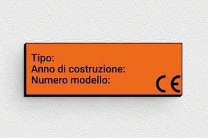 Targhe industriali - PVC - undefined - orange-noir - none - it-cartello-industriale-001-5-1747216076838