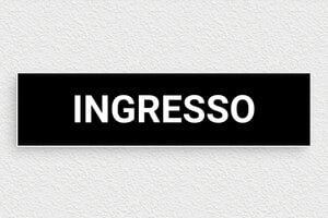 Targhette per porta - Cartello d'ingresso - undefined - noir-blanc - glue - it-cartello-ingresso-008-1-1747212313069