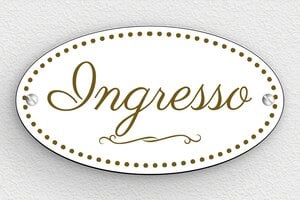 Targhe ovali - Cartello d'ingresso ovale - undefined - custom - screws - it-cartello-ingresso-ovale-011-1-1747210672509