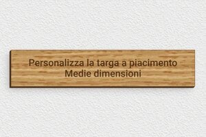 Targhe incise personalizzate - Legno - undefined - chene - none - it-cartello-medio-002-1-1747276391506