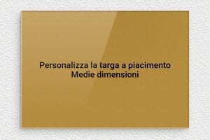 Targhe incise personalizzate - Plexiglass - undefined - or-fonce-noir - none - it-cartello-medio-002-3-1747276399008