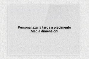 Targhe di diverse dimensioni - Plexiglass trasparente - undefined - transparent - none - it-cartello-medio-002-4-1747276402337