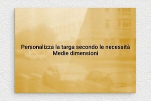 Targhe di diverse dimensioni - Ottone - undefined - poli - none - it-cartello-medio-003-1-1747276412937