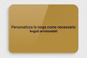 Targhe di media dimensione - Plexiglass - undefined - or-fonce-noir - none - it-cartello-medio-004-3-1747276449508