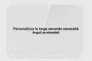 Targhe di media dimensione - Plexiglass trasparente - undefined - transparent - none - it-cartello-medio-004-4-1747276454424