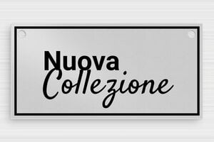 Cartelli pubblicitari  - Alluminio - undefined - anodise - holes-only - it-cartello-nuova-collezione-001-3-1747212441648