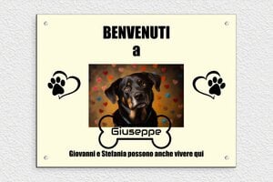 Targhe  personalizzate per cani - PVC - undefined - custom - screws - it-cartello-per-cani-003-1-1747215174401