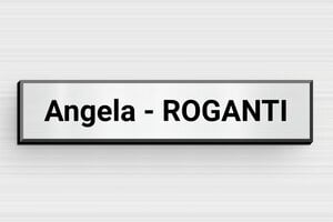Targhe in acciaio inox - PVC - undefined - gris-brosse-noir - glue - it-cartello-per-cassetta-postale-autoadesivo-001-2-1747276991610