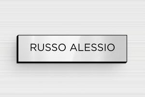 Targhette per cassette postali in pvc - PVC - undefined - gris-brillant-noir - glue - it-cartello-per-cassetta-postale-pvc-011-32-1747278986979