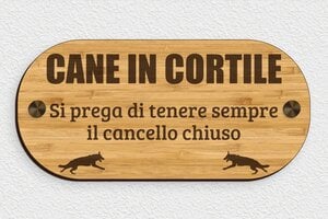 Targhette per cancello - Legno - undefined - bambou - screws-caps - it-cartello-porta-002-0-1747213366477