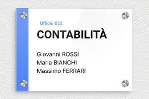 Targhe per porte uffici - Plexiglass - undefined - custom - screws-caps - it-cartello-porta-003-1-1747212306616