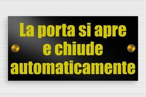 Targhette per cancello - Alluminio - undefined - noir - screws-caps - it-cartello-porta-037-1-1747213347554