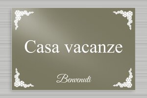 Targhette per porta in alluminio - Alluminio inciso - undefined - bronze-blanc - none - it-cartello-porta-alluminio-004-3-1747277702773