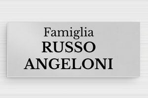 Targhe con nome casa - Alluminio - undefined - anodise - glue - it-cartello-porta-alluminio-006-3-1747279718925