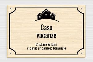 Targhette per porta in legno - Legno - undefined - erable - screws - it-cartello-porta-casa-legno-001-3-1747277734777