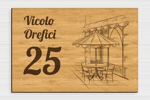 Targhette per porta in legno - Legno - undefined - bambou - glue - it-cartello-porta-legno-002-1-1747277761625