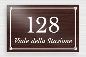 Targhette per porta in legno - PVC - undefined - noyer-blanc - screws - it-cartello-porta-legno-003-2-1747277805479