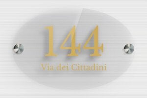 Targhette per porta in plexiglas trasparente - Plexiglass trasparente - undefined - transparent - screws-spacer - it-cartello-porta-plexi-trans-002-3-1747278224338