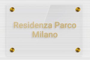 Targhette per porta in plexiglas trasparente - Plexiglass trasparente - undefined - transparent - screws-caps - it-cartello-porta-plexi-trans-004-3-1747278310316