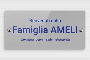 Targhette personalizzate online - Plexiglass - undefined - gris-bleu - screws-caps - it-cartello-porta-plexiglass-003-1-1747277975347