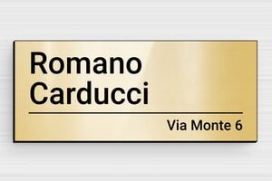 Targhette per porta in pvc - PVC - undefined - or-brillant-noir - glue - it-cartello-porta-pvc-007-3-1747279867230