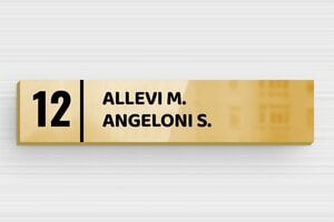 Targhette autoadesive per cassette postali - Ottone - undefined - poli - glue - it-cartello-postale-autoadesivo-002-4-1747277018767