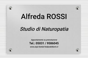 Targhe professionali in alluminio - Alluminio - undefined - anodise - screws-caps - it-cartello-pratica-alluminio-001-1-1747218531561
