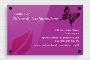 Targhe professionali - Plexiglass - undefined - custom - screws-spacer - it-cartello-pratica-plexi-012-3-1747279942216