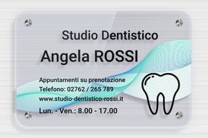 Targhette personalizzate online - Plexiglass trasparente Blu - undefined - bleu - screws-spacer - it-cartello-pratica-plexi-trans-001-3-1747220250212