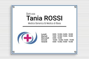 Targhe professionali in pvc - PVC - undefined - custom - screws-spacer - it-cartello-pratica-pvc-010-3-1747280016100