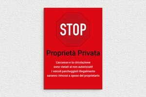 Cartelli proprietà privata - Cartello 'Proprietà privata sotto sorveglianza video' - undefined - custom - glue - it-cartello-privato-030-2-1747213702184