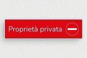 Cartelli proprietà privata - Cartello 'Proprietà Privata' - undefined - rouge-blanc - glue - it-cartello-privato-031-1-1747213486177