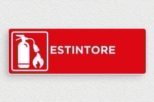Cartelli antincendio - Cartello per Estintore - undefined - rouge-blanc - glue - it-cartello-segnalatore-estintore-002-3-1747210942070