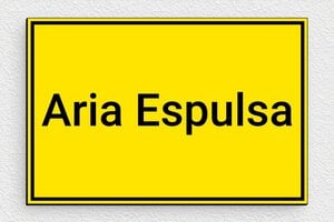 Cartelli informativi  - PVC - undefined - jaune-noir - glue - it-cartello-segnalazione-ufficio-001-5-1747218483487