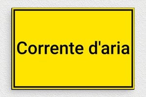 Cartelli informativi  - PVC - undefined - jaune-noir - glue - it-cartello-segnalazione-ufficio-002-1-1747218486104