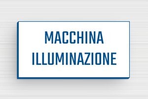 Targhe di identificazione industriale - Cartello 'Si prega di suonare.' - undefined - blanc-bleu - glue - it-cartello-segnale-italiano-002-5-1747217050609