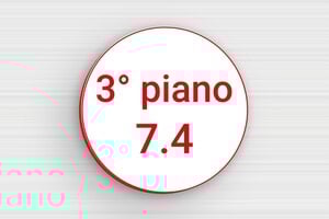 Targhe di identificazione industriale - PVC - undefined - blanc-rouge - glue - it-cartello-segnale-kenn-002-2-1747217027243