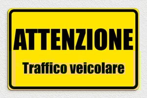 Cartelli segnaletici  - Cartello 'Parcheggio per veicoli elettrici' - undefined - jaune-noir - glue - it-cartello-stradale-001-4-1747215426989