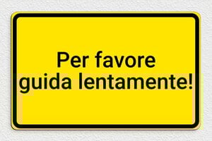 Cartelli segnaletici  - Cartello 'Parcheggio per veicoli elettrici' - undefined - jaune-noir - glue - it-cartello-stradale-001-5-1747215434868
