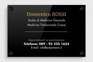 Targhe per studi medici - Plexiglass - undefined - custom - screws-spacer - it-cartello-studio-medico-001-4-1747218843684