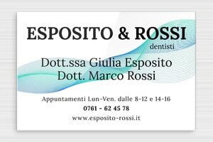 Targhe per studi medici - Plexiglass - undefined - custom - glue - it-cartello-studio-medico-005-1-1747219129615